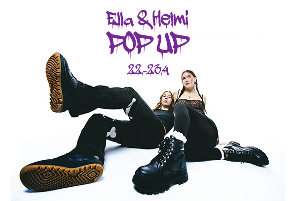 Ella ja Helmi Pop Up Ratinan synttäreillä la–su 22.– – Ratina