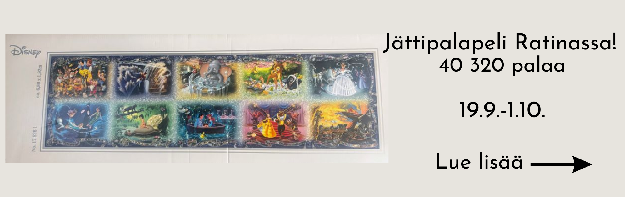 Jättipalapeli Ratinassa 19.9.-1.10.