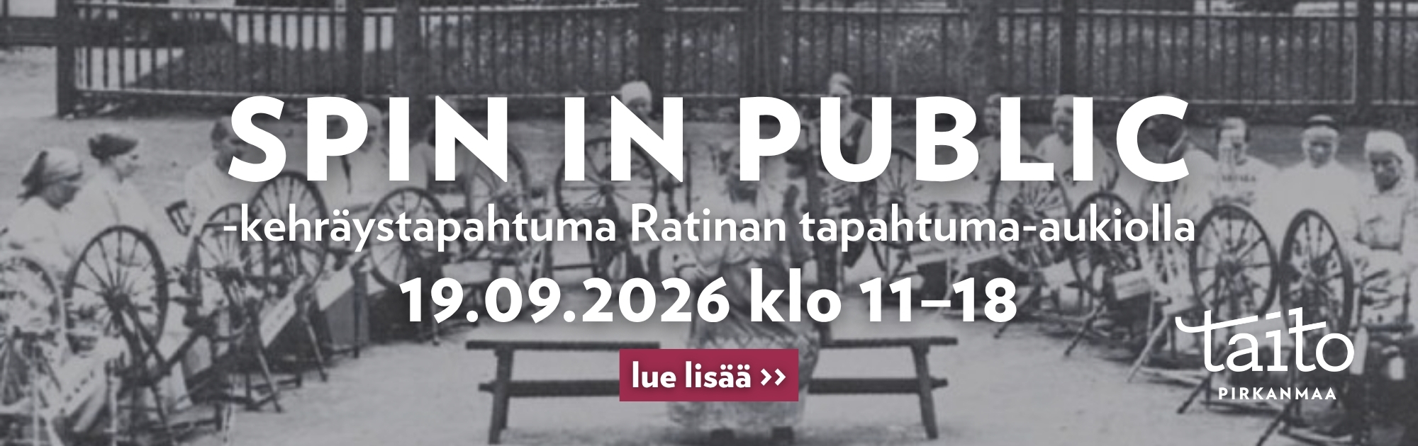 Spin in public -kehräystapahtuma 19.9.2026
