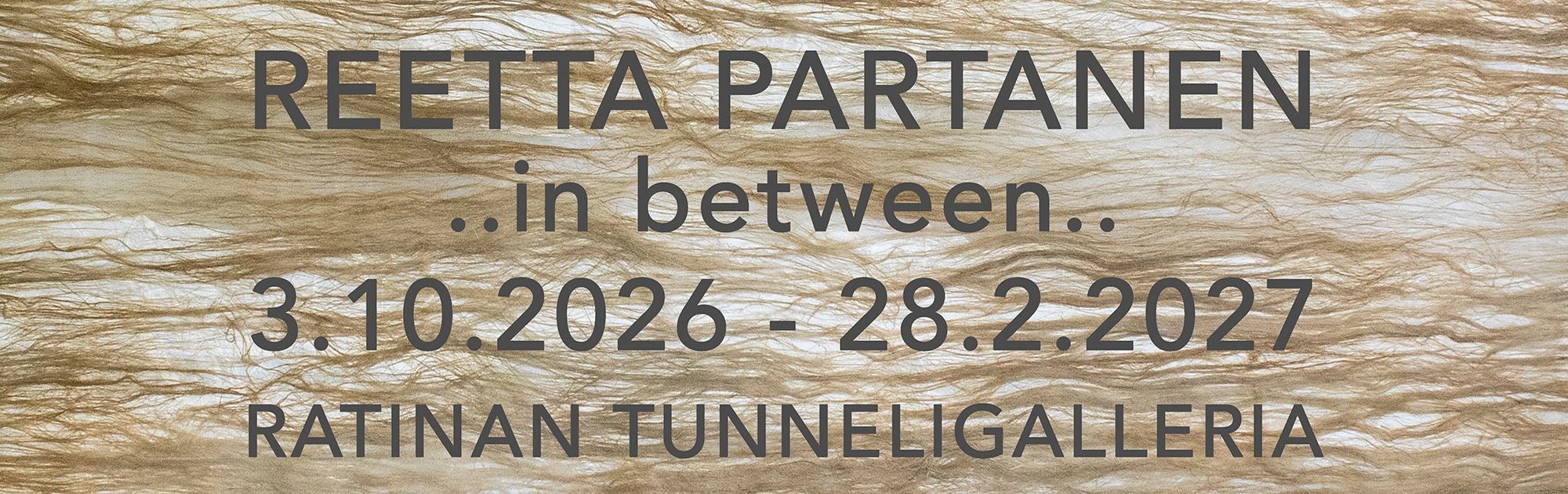 Tunneligalleria Reetta Partanen