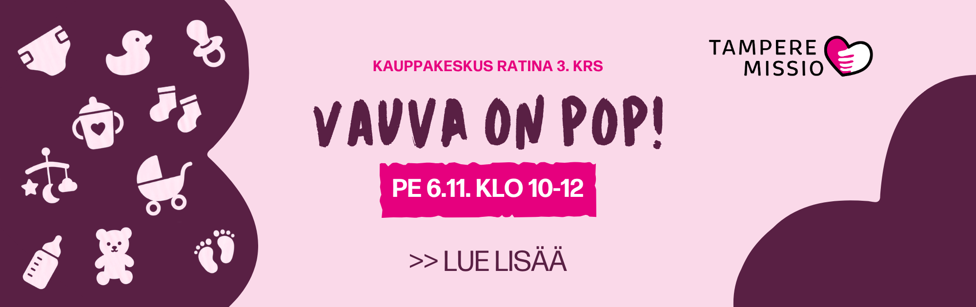 Vauva on Pop 6.11.2026